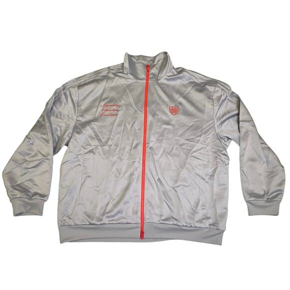 Adidas Basketball DON Jacket Satin Grey Bomber Jacket IJ0282 "Spida" Men's XL - Picture 1 of 10